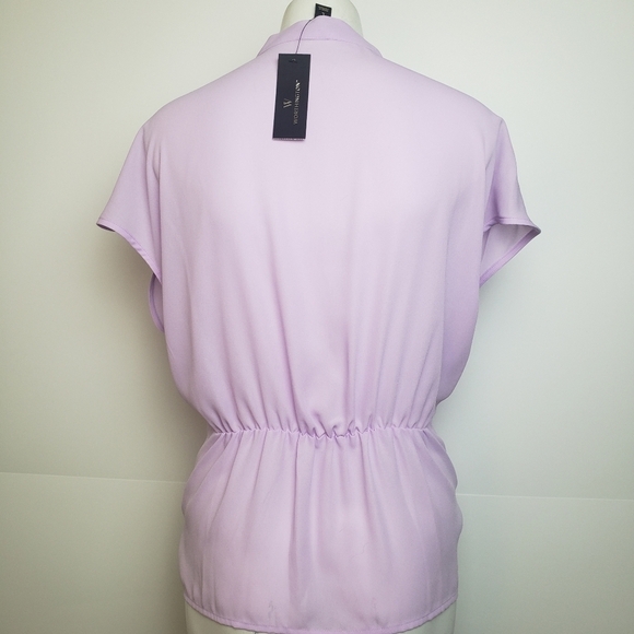 Lavender sheer blouse - Picture 7 of 8